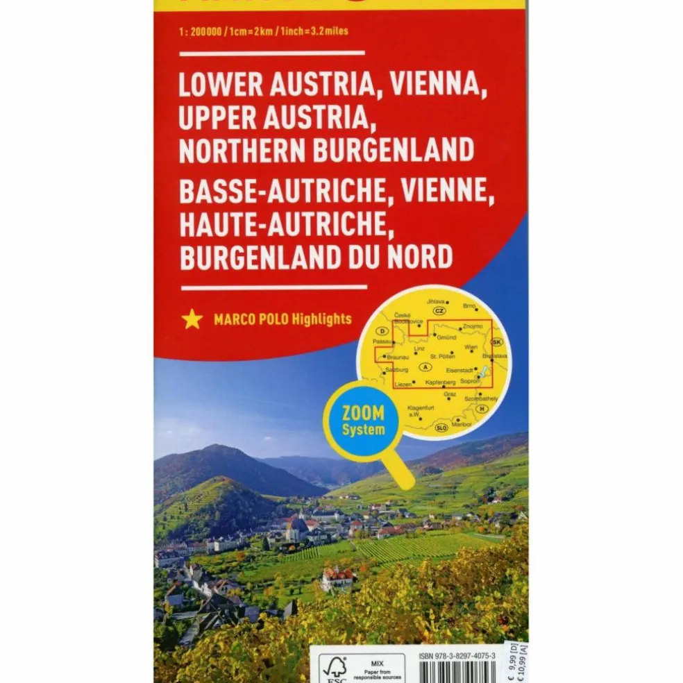 MARCO POLO REGIONALKARTE ÖSTERREICH BLAT - Straßenkarte
