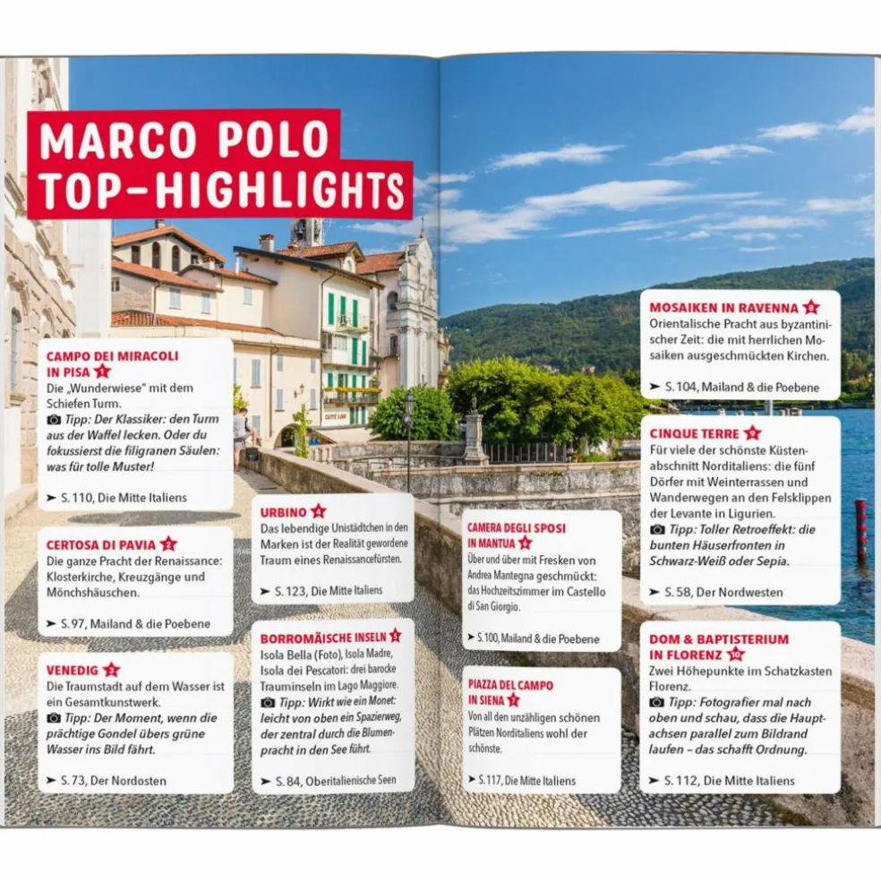 MARCO POLO REISEFÜHRER ITALIEN NORD