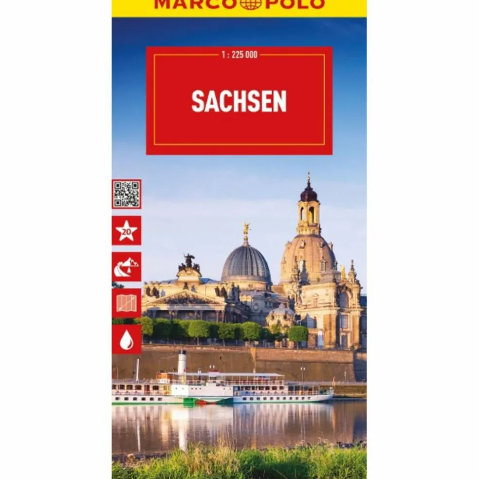 MARCO POLO REISEKARTE DEUTSCHLAND 09 SACHSEN 1:225.000 - Straßenkarte
