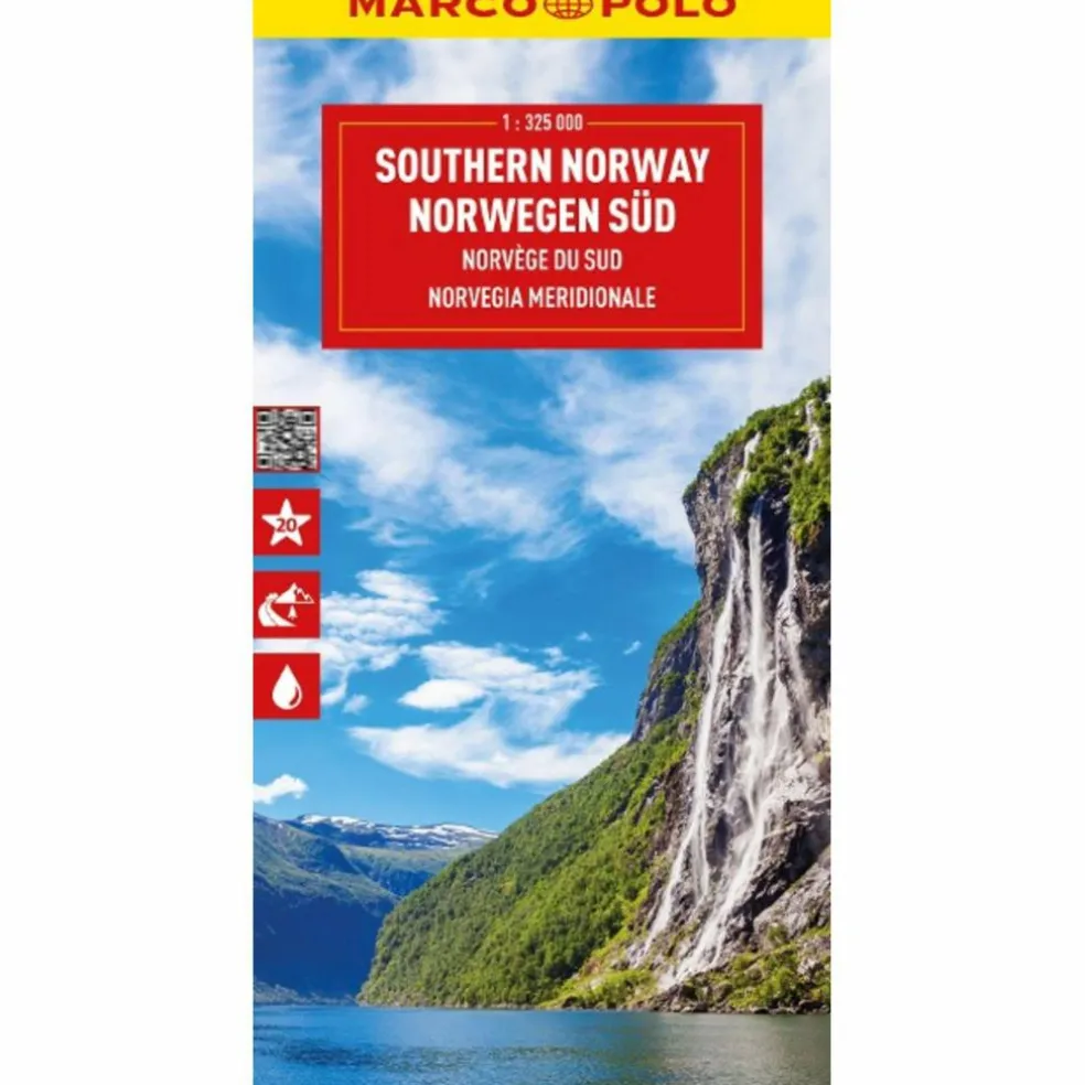 MARCO POLO REISEKARTE NORWEGEN SÜD 1:325.000 - Straßenkarte