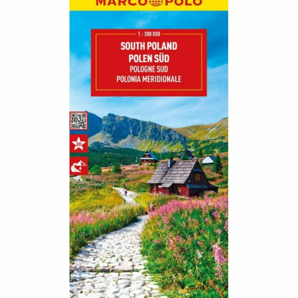 MARCO POLO REISEKARTE POLEN SÜD 1:300.000 - Straßenkarte