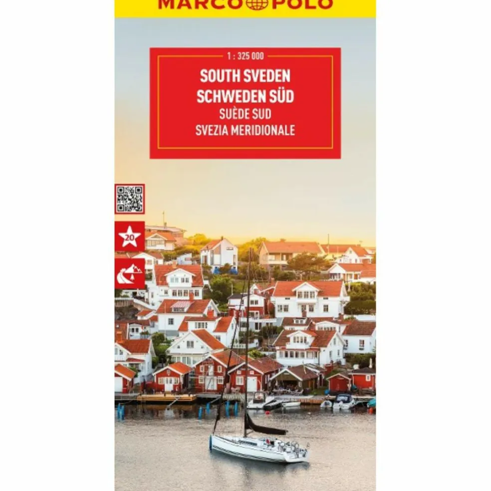 MARCO POLO REISEKARTE SCHWEDEN SÜD 1:325.000 - Straßenkarte