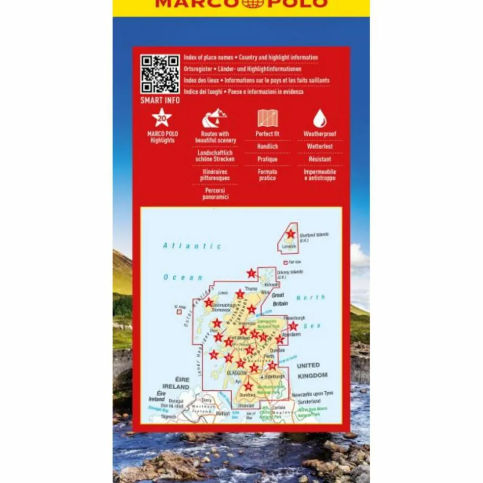 MARCO POLO REISEKARTE SCHOTTLAND 1:350.000 - Straßenkarte