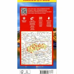 MARCO POLO REISEKARTE SLOWAKISCHE REPUBLIK 1:300.000 - Straßenkarte