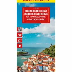MARCO POLO REISEKARTE SPANISCHE ATLANTIKKÜSTE 1:350.000 - Straßenkarte