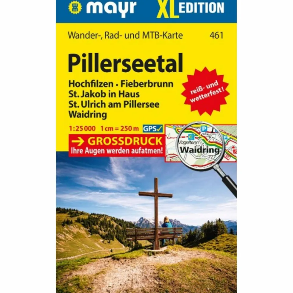 MAYR WANDERKARTE PILLERSEETAL XL 1:25.000