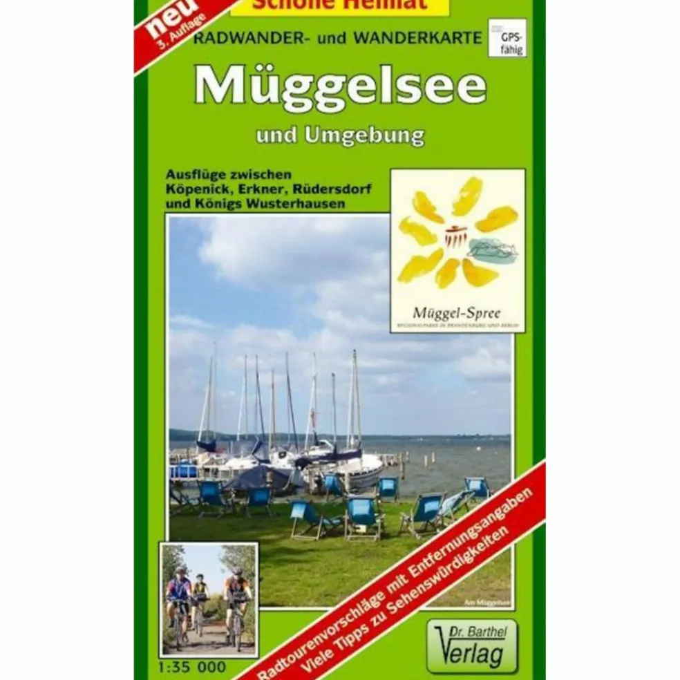 MÜGGELSEE UND UMGEBUNG 1 : 35 000 - Wanderkarte