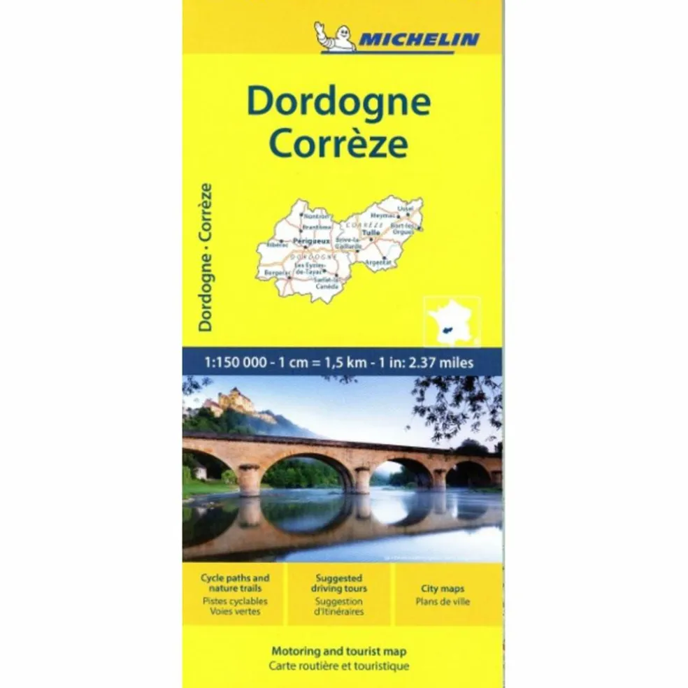 MICHELIN CORREZE / DORDOGNE (PERIGORD) - Straßenkarte