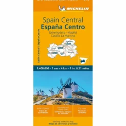 MICHELIN ESTREMADURA, KASTILIEN-LA MANCHA, MADRID - Straßenkarte