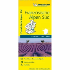 MICHELIN FRANZÖSISCHE ALPEN SÜD 1:150.000 - Straßenkarte