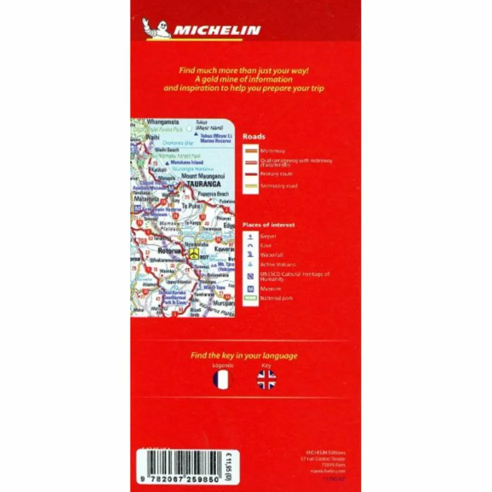 MICHELIN NEUSEELAND - Straßenkarte