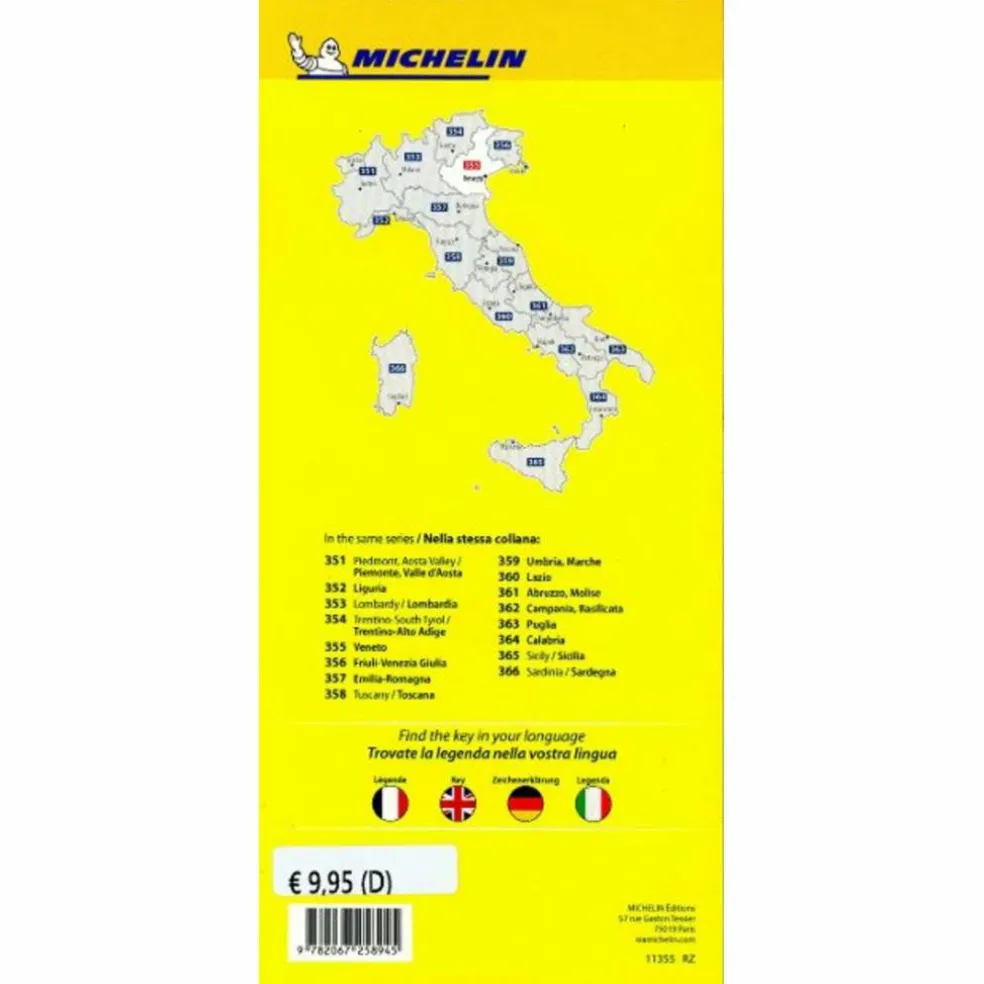 MICHELIN VENETIEN - Straßenkarte