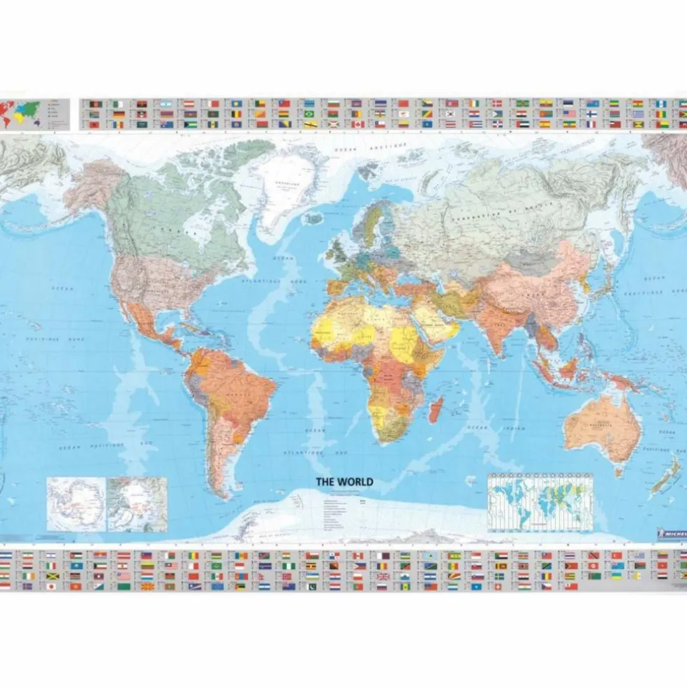 MICHELIN WELT. PLANO. 1 : 28 500 000 - Weltkarte