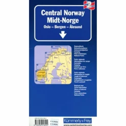 MITTEL NORWEGEN NR. 02 REGIONALKARTE NORWEGEN 1:335 000 - Straßenkarte
