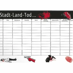Moses Verlag BLACK STORIES - STADT LAND TOD - Reisespiel