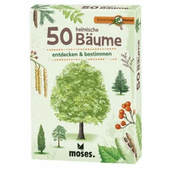 Moses Verlag EXPEDITION NATUR 50 HEIMISCHE BÄUME - Reisespiel