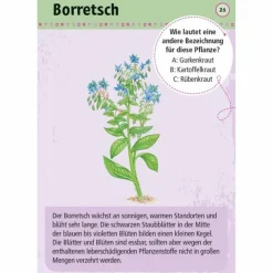 Moses Verlag EXPEDITION NATUR 50 ESSBARE WILDPFLANZEN - Reisespiel