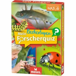 Moses Verlag MEIN BECHERLUPEN-FORSCHERQUIZ - Reisespiel