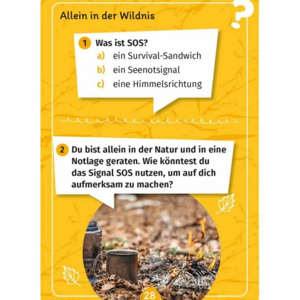 Moses Verlag MEIN OUTDOOR-FORSCHERQUIZ - Reisespiel