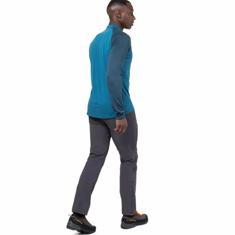 Mountain Equipment NAVA LS MENS ZIP T Herren - Funktionsshirt