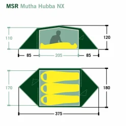 MSR MUTHA HUBBA NX - Kuppelzelt