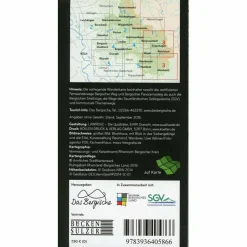 NATURPARK BERGISCHES LAND #3 1:25.000 - Wanderkarte