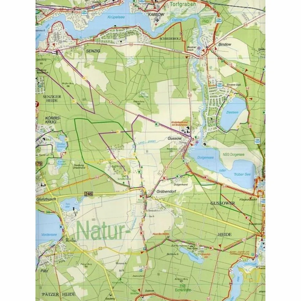 NATURPARK DAHME-HEIDESEEN 1:35 000 - Wanderkarte
