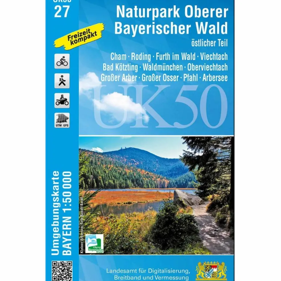 NATURPARK OBERER BAYERISCHER WALD, ÖSTLICHER TEIL 1 : 50 000