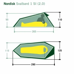 Nordisk SVALBARD 1 SI (2.0) TENT - Einpersonenzelt