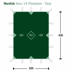 Nordisk VOSS 14 SI TARP - Tarp