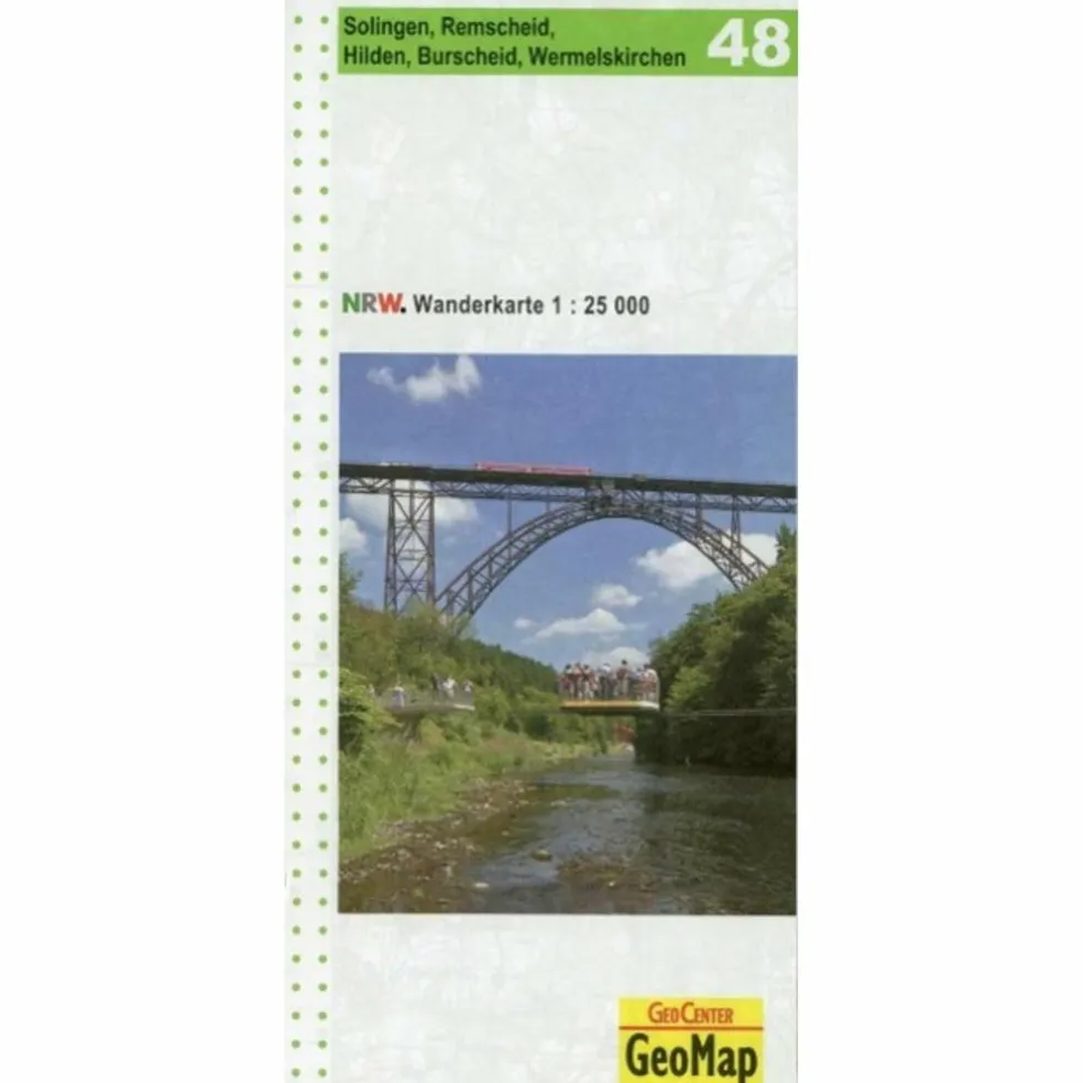 NRW WANDERKARTE 48 SOLINGEN, REMSCHEID - Wanderkarte