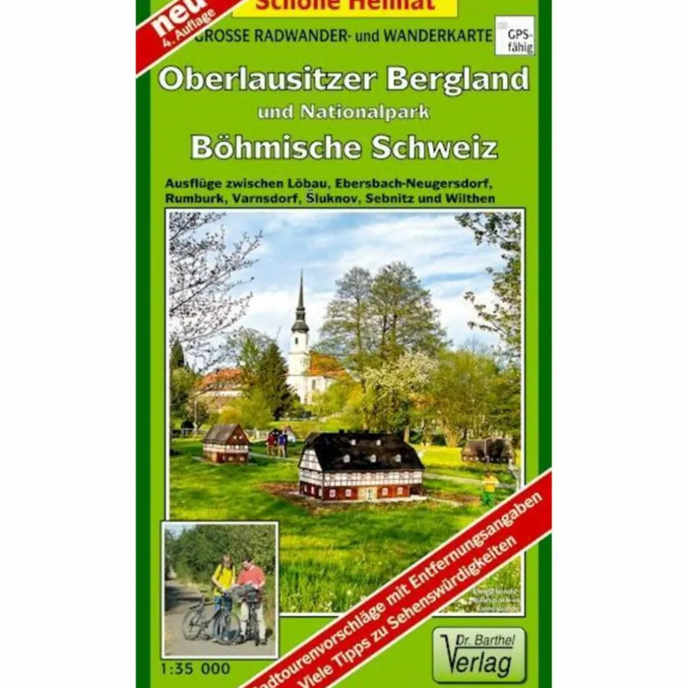 OBERLAUSITZER BERGLAND UND NATIONALPARK - Wanderkarte