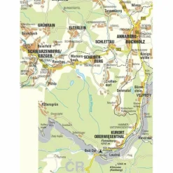 OBERWIESENTHAL UND UMGEBUNG - Wanderkarte
