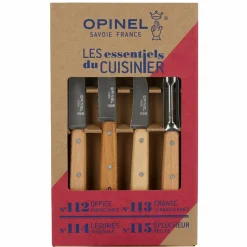 Opinel LES ESSENTIELS KÜCHENMESSER-SET, 4-TEILIG - Küchenmesser