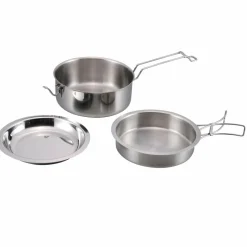 Origin Outdoors EDELSTAHLKOCHSET SNAP-PACK - Geschirrset