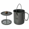 Origin Outdoors FRENCH PRESS 3 IN 1 TITAN - Kaffeepresse