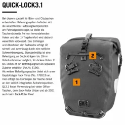 Ortlieb OFFICE-BAG HIGH-VIS QL3.1 - Fahrradtaschen