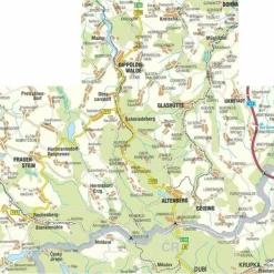 OSTERZGEBIRGE - Wanderkarte