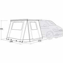 Outwell BACKROADS AWNING ROOM - Busvorzelt