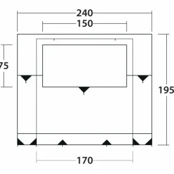 Outwell BACKROADS AWNING ROOM - Busvorzelt