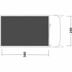 Outwell UNTERLAGE MONTEREY 4 AIR - Zeltplane