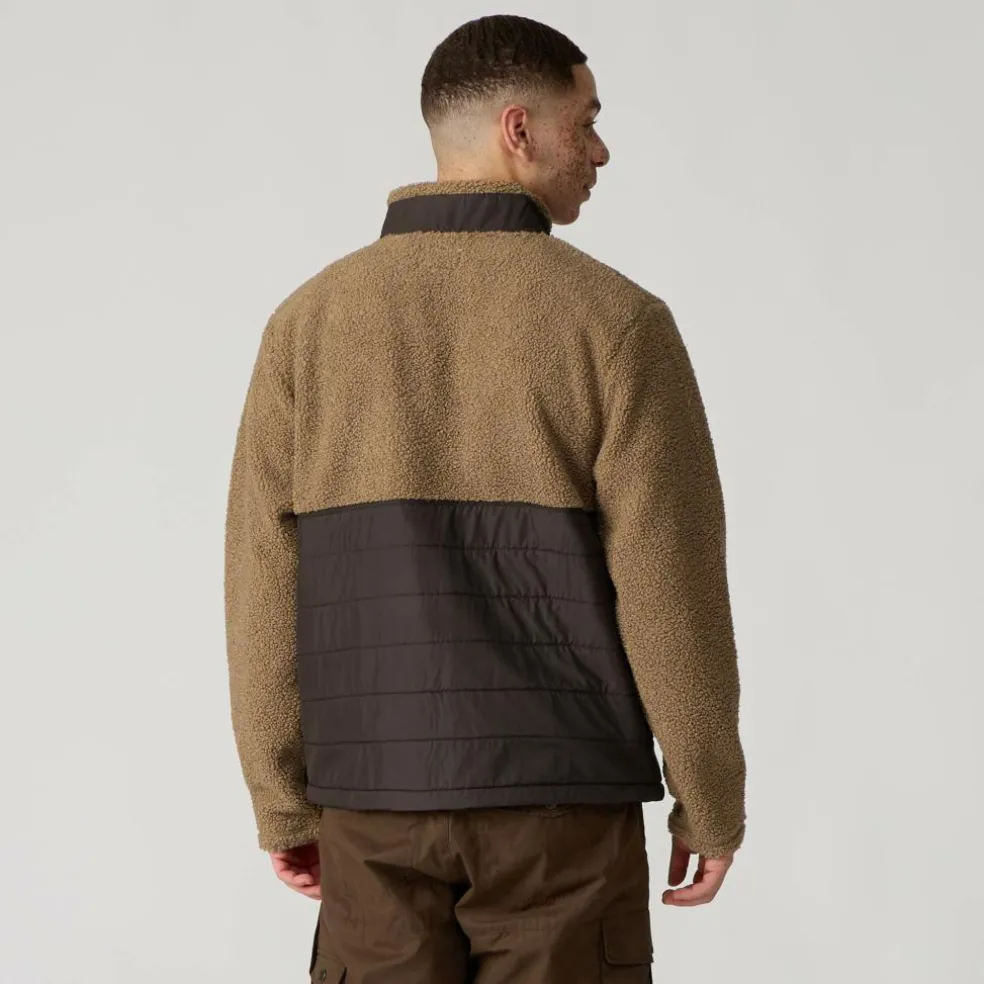 Passenger Clothing BORN EXPLORER RECYCLED POLAR-LINED SHERPA FLEECE Herren - Fleecejacke