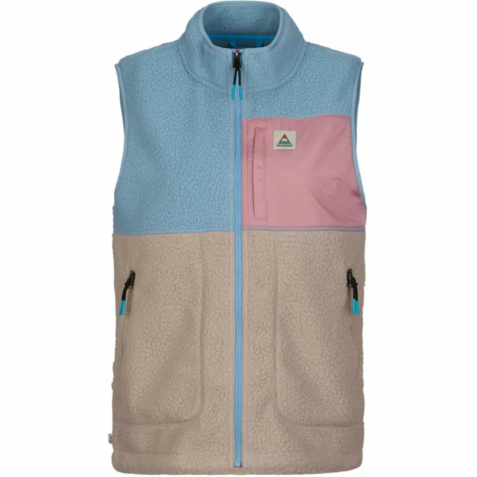 Passenger Clothing FAIRBANKS FULL ZIP RECYCLED SHERPA GILET Damen - Fleeceweste