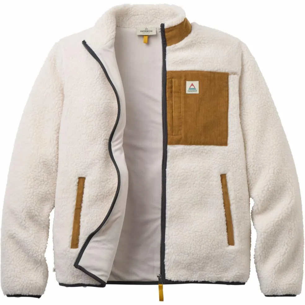 Passenger Clothing TREKKER 2.0 RECYCLED DEEP-PILE SHERPA FLEECE Herren - Fleecejacke