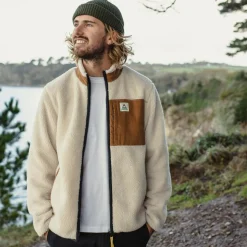 Passenger Clothing TREKKER 2.0 RECYCLED DEEP-PILE SHERPA FLEECE Herren - Fleecejacke