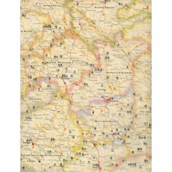 PILGERN IN DEUTSCHLAND - Wanderkarte