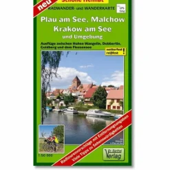 PLAU AM SEE, MALCHOW, KRAKOW AM SEE UND - Wanderkarte
