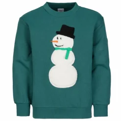 POLARN O. PYRET BOIL - SNOWMAN SWEATERS APPLICATION Kinder - Sweatshirt
