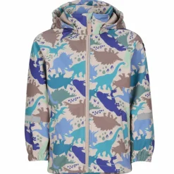 POLARN O. PYRET FOGGY JACKET SOFTSHELL AOP Kinder - Softshelljacke