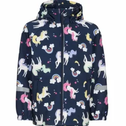 POLARN O. PYRET FOGGY JACKET SOFTSHELL AOP Kinder - Softshelljacke